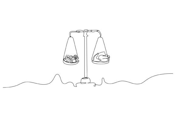 Design of Balanced Dietary Habit: Illustrations & Graphics Review