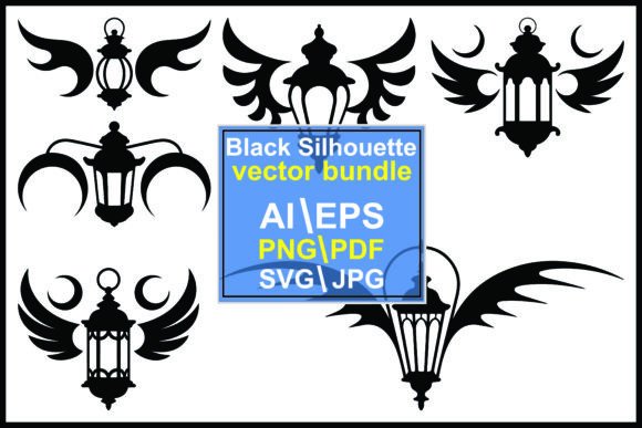 Silhouette Lanterns with Wings: A Designer's Graphics Review