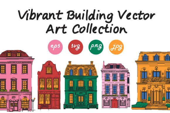 Vibrant Building Vector Art: Graphics & Illustrations Review